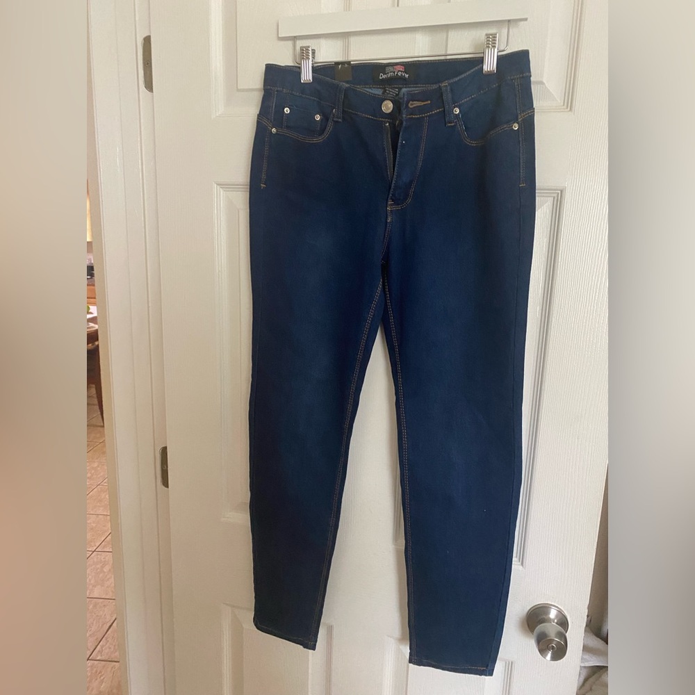 Denim Fever Dark Blue Women's Skinny Jeans size 10